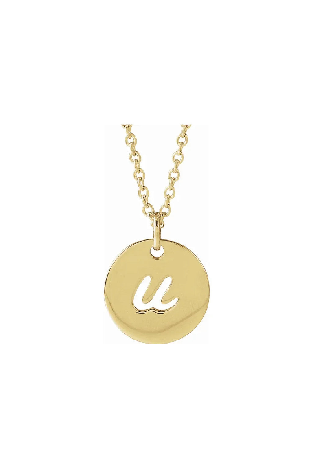 Script Initial Necklace