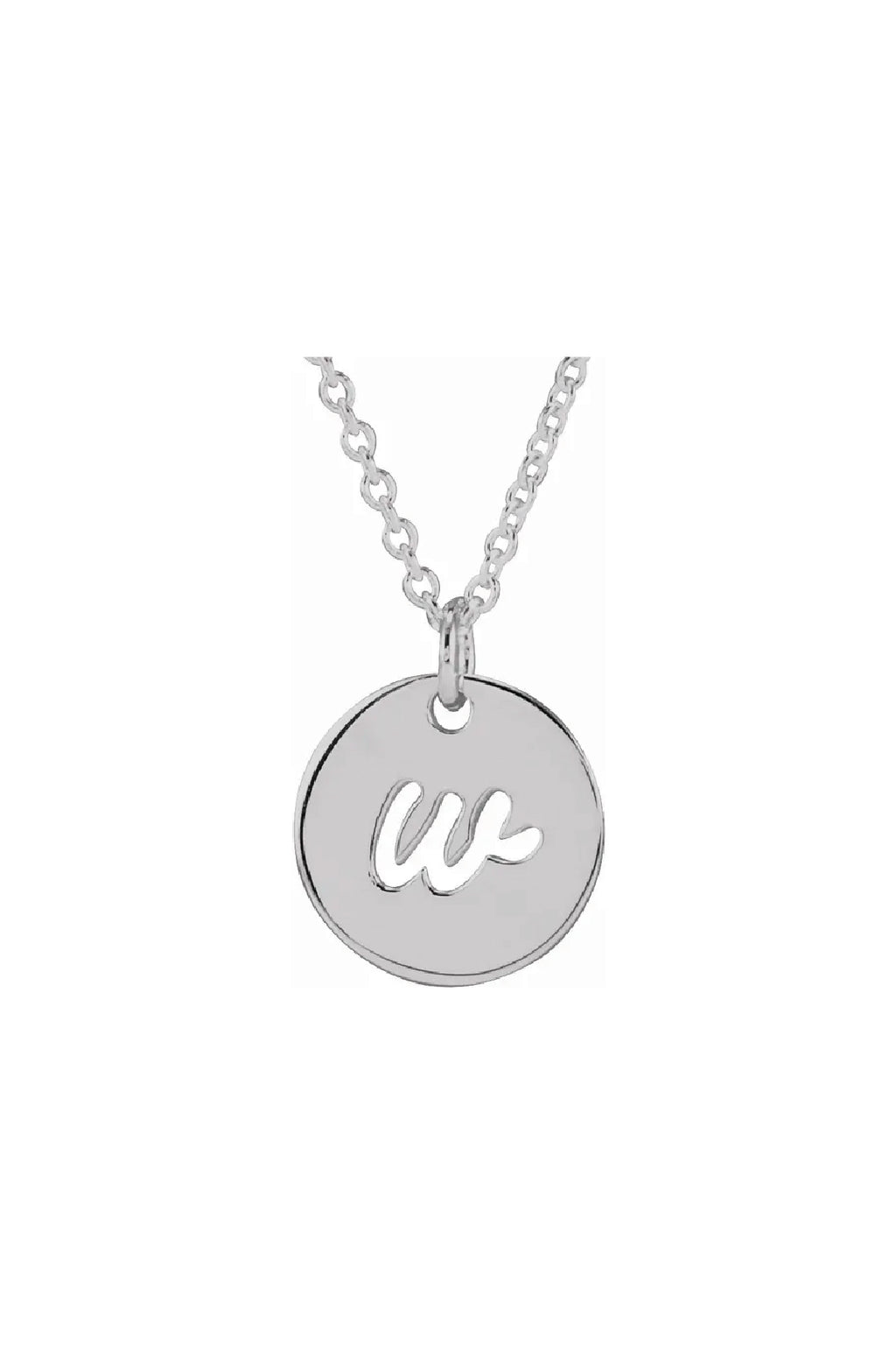 Script Initial Necklace