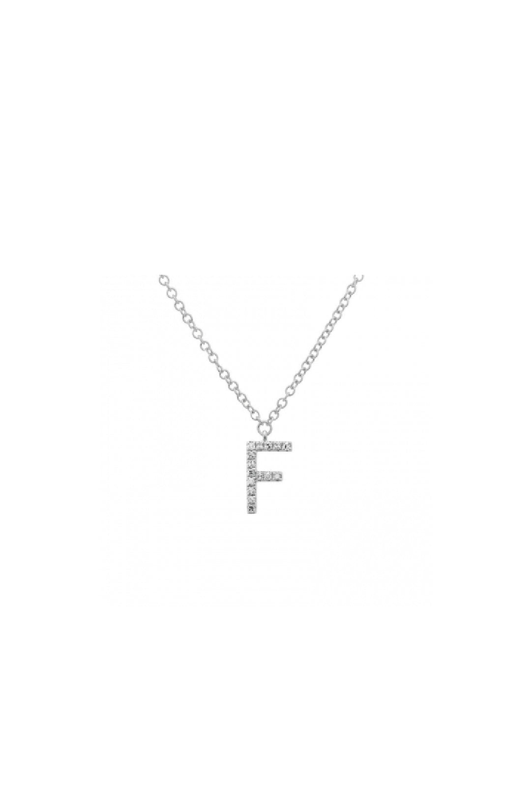 Initial Diamond Necklace