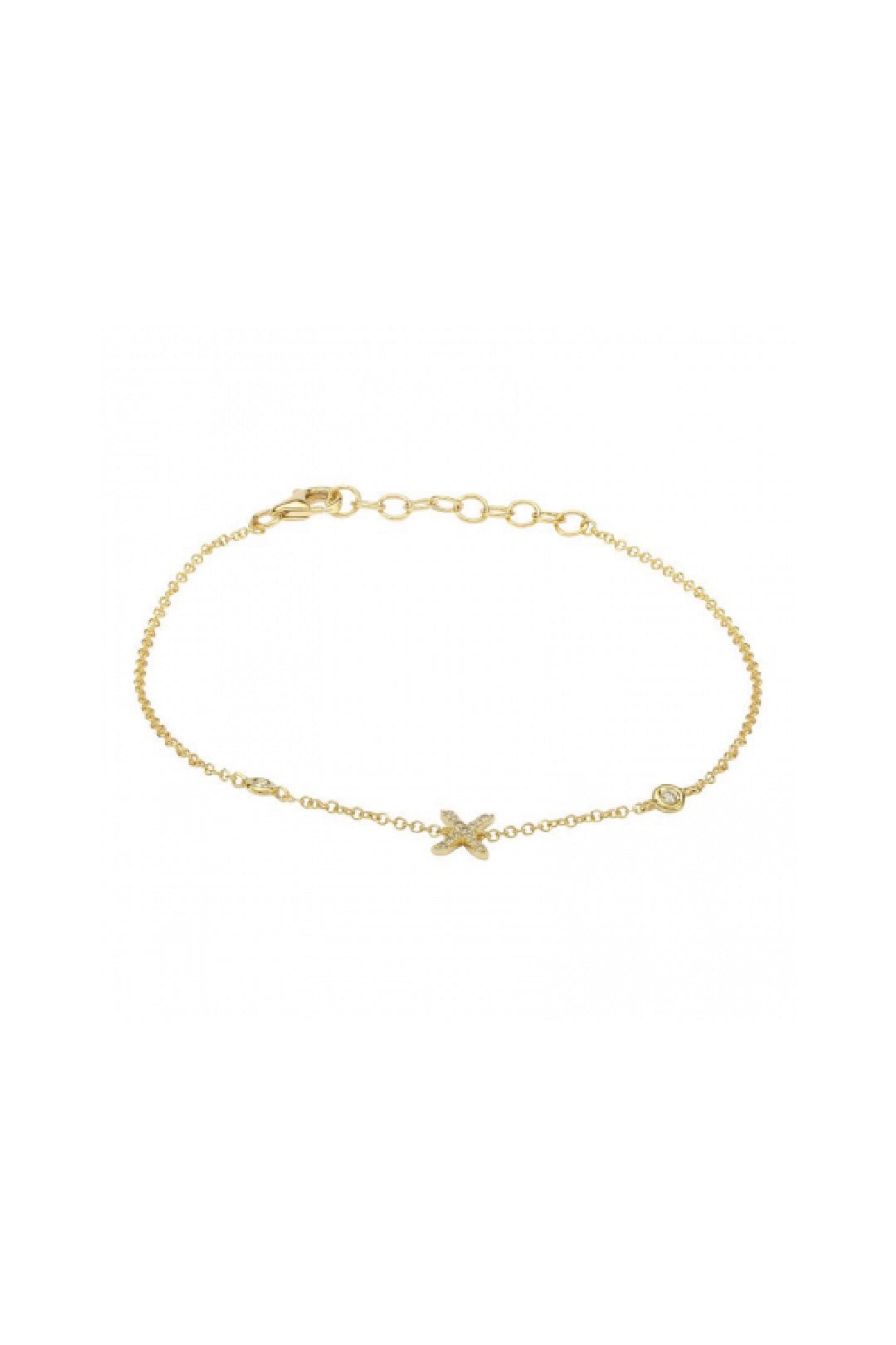 Initial Diamond Bracelet