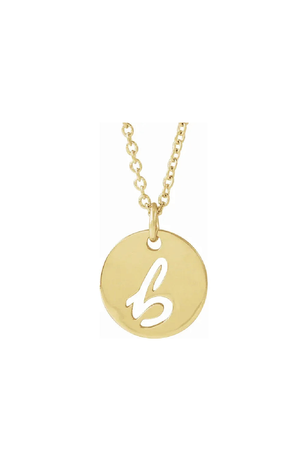 Script Initial Necklace