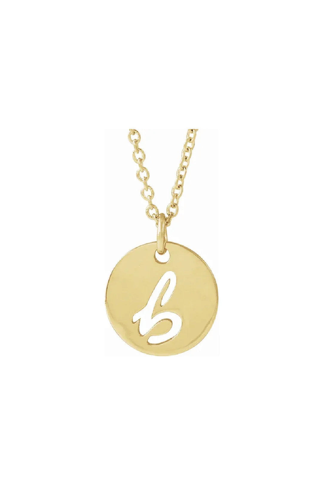 Script Initial Necklace