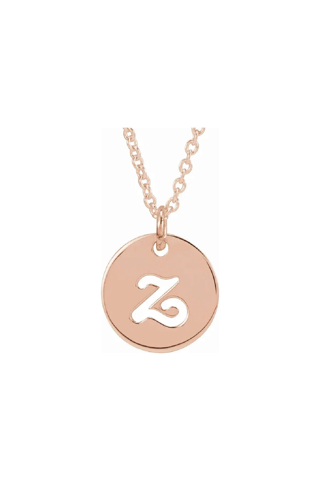 Script Initial Necklace