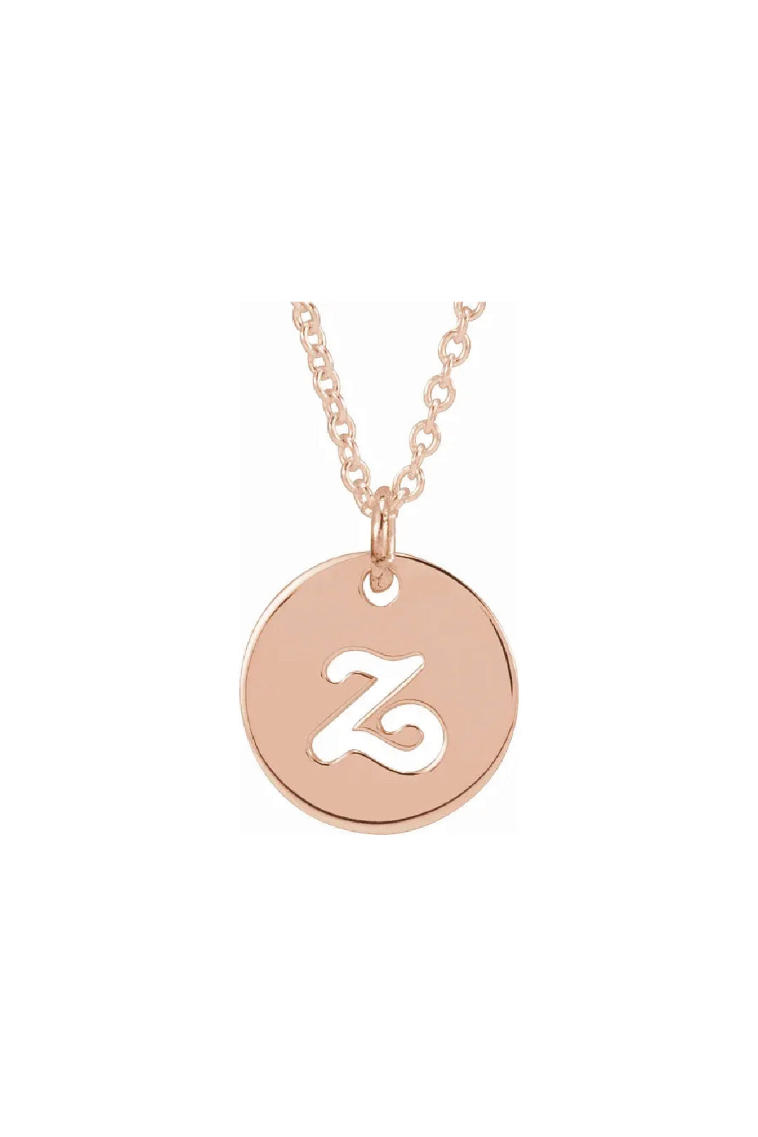 Script Initial Necklace