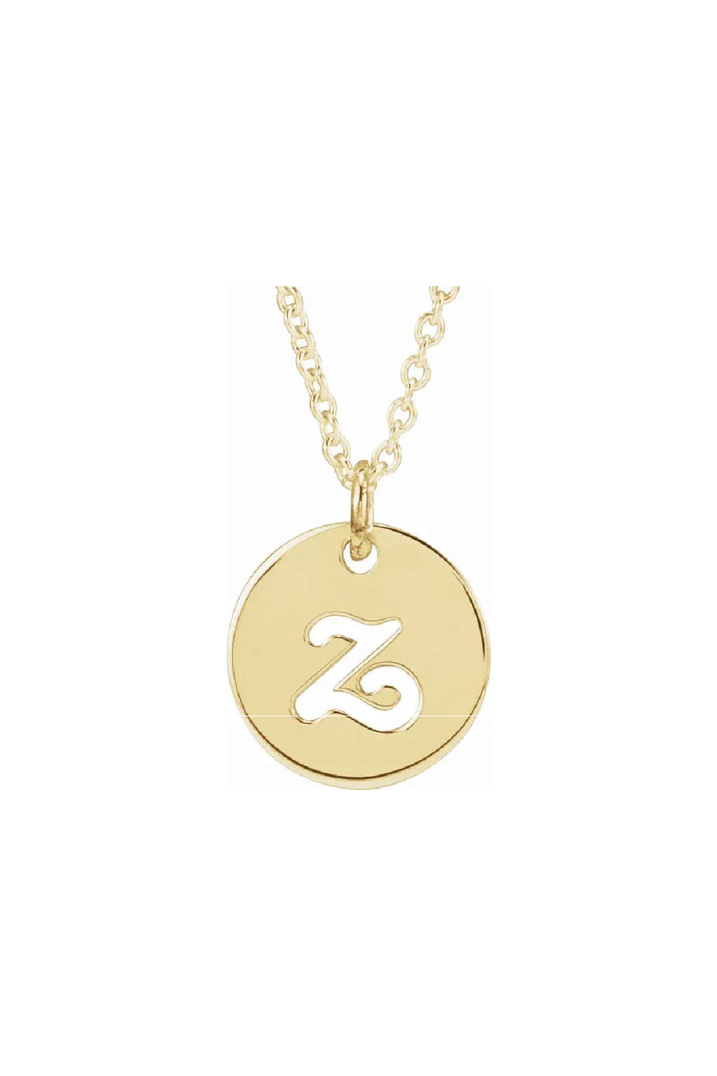 Script Initial Necklace