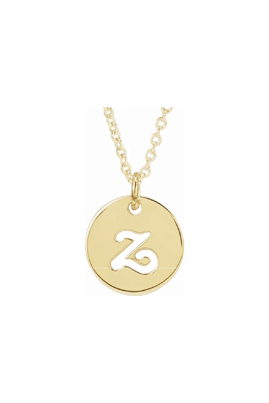 Script Initial Necklace