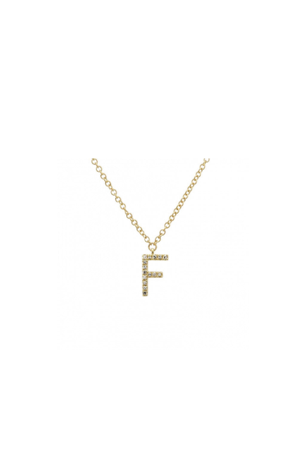 Initial Diamond Necklace