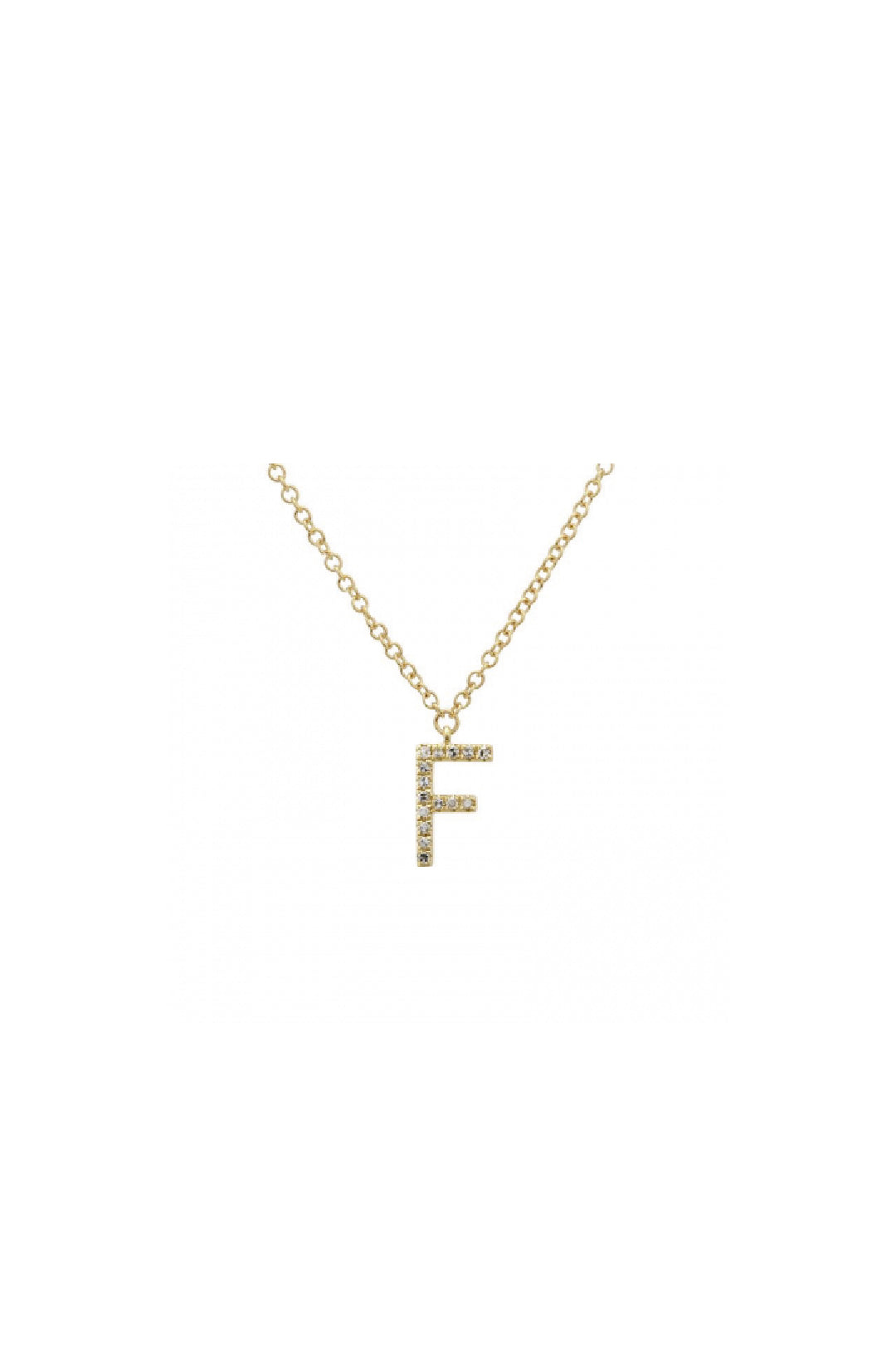 Initial Diamond Necklace