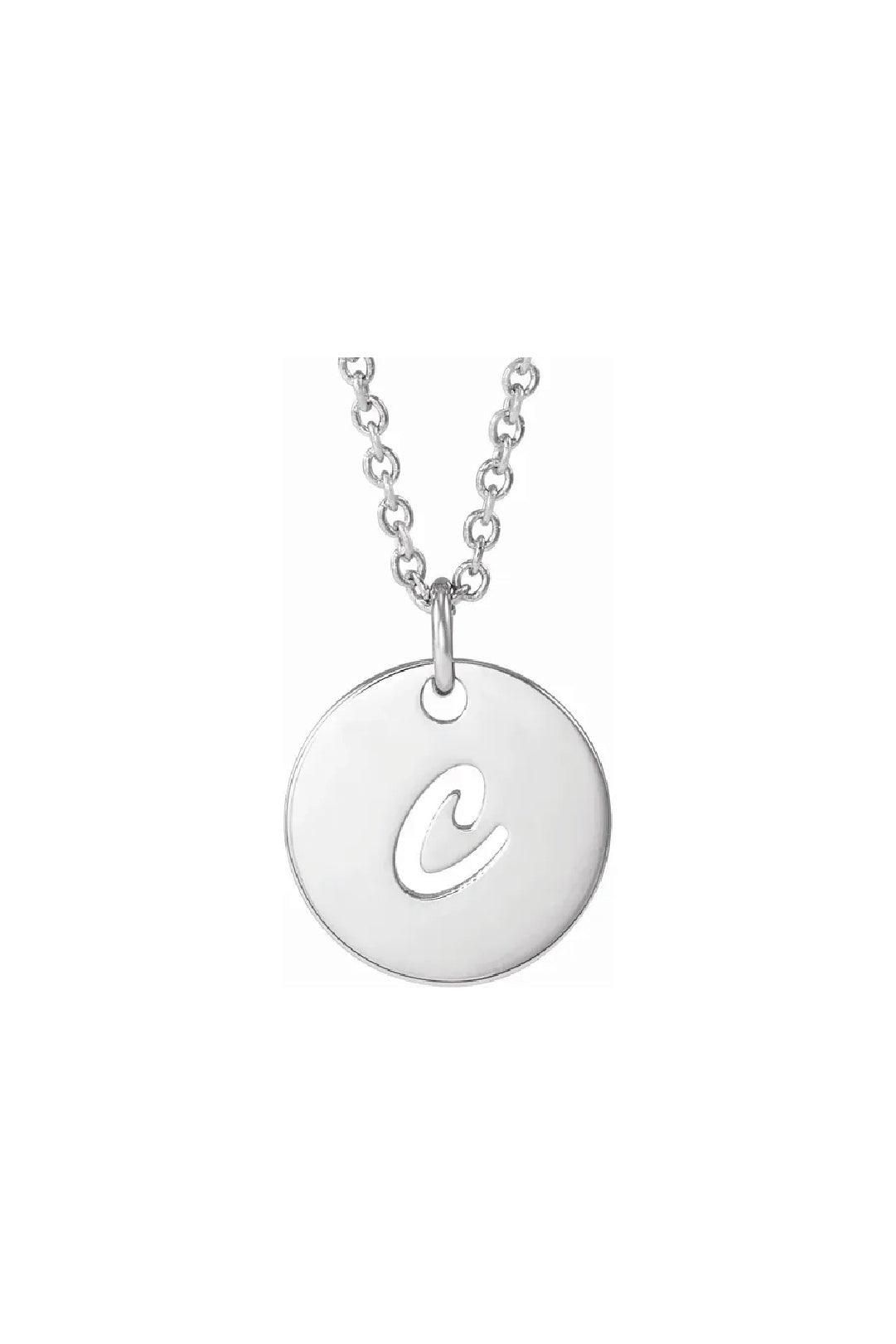 Script Initial Necklace