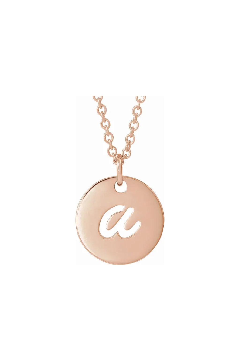 Script Initial Necklace