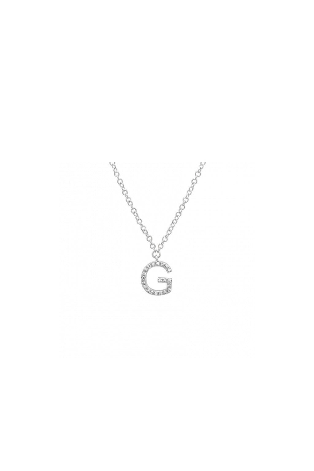 Initial Diamond Necklace