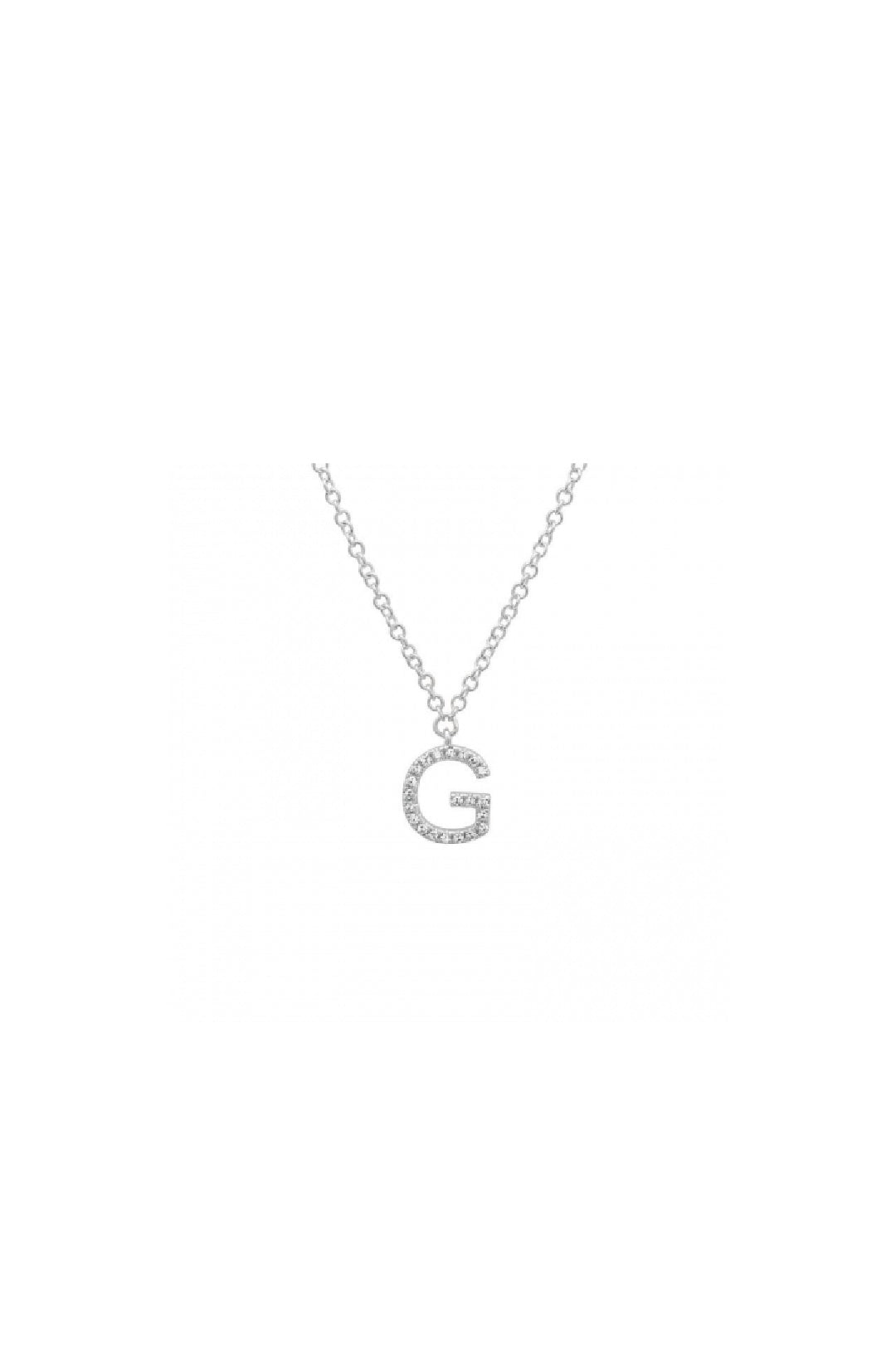 Initial Diamond Necklace