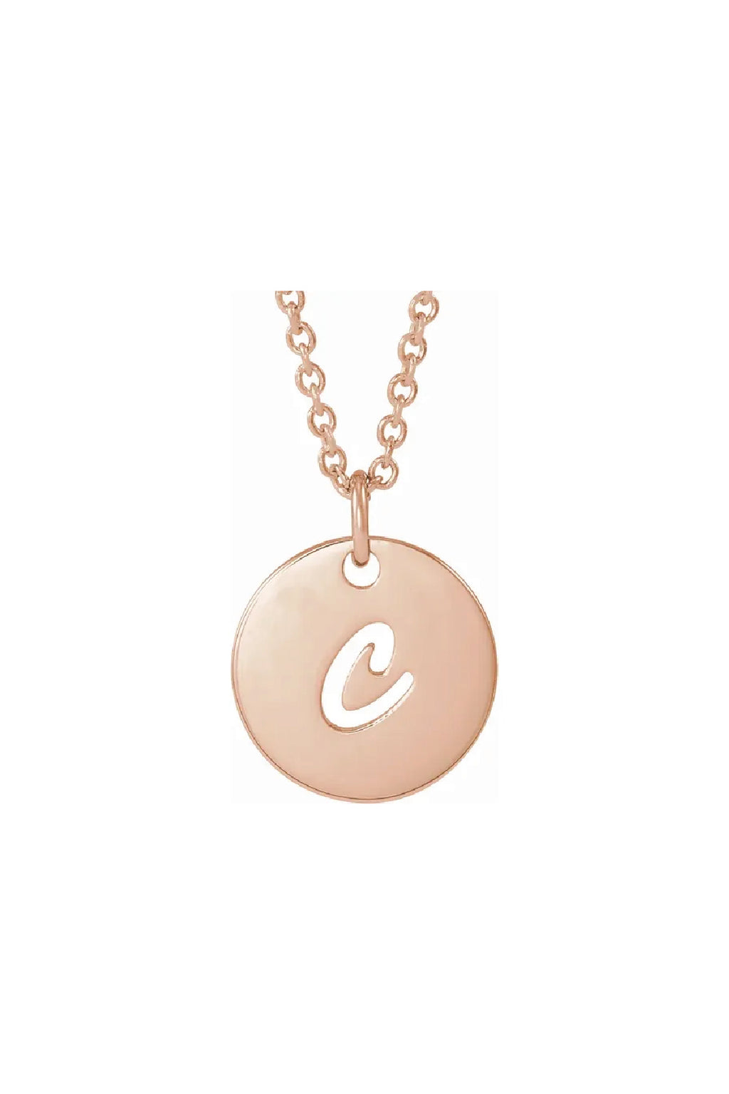 Script Initial Necklace