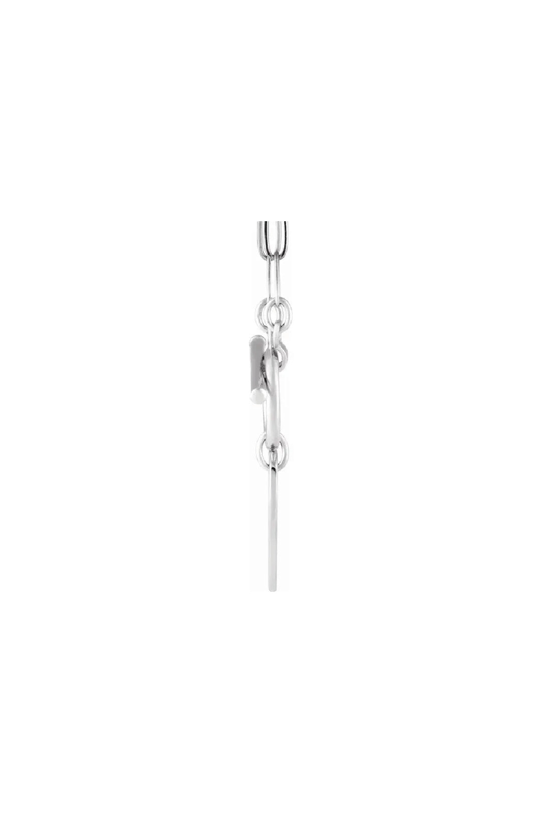 Engravable Heart Toggle Necklace