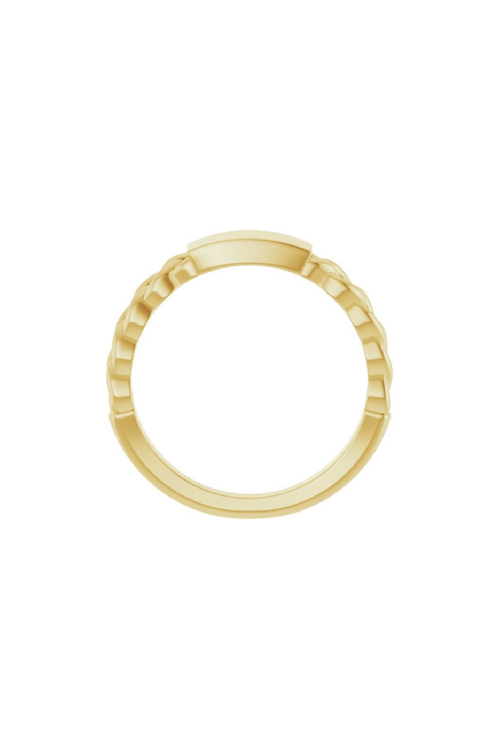 Engravable Chain Link Ring