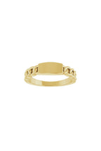 Engravable Chain Link Ring