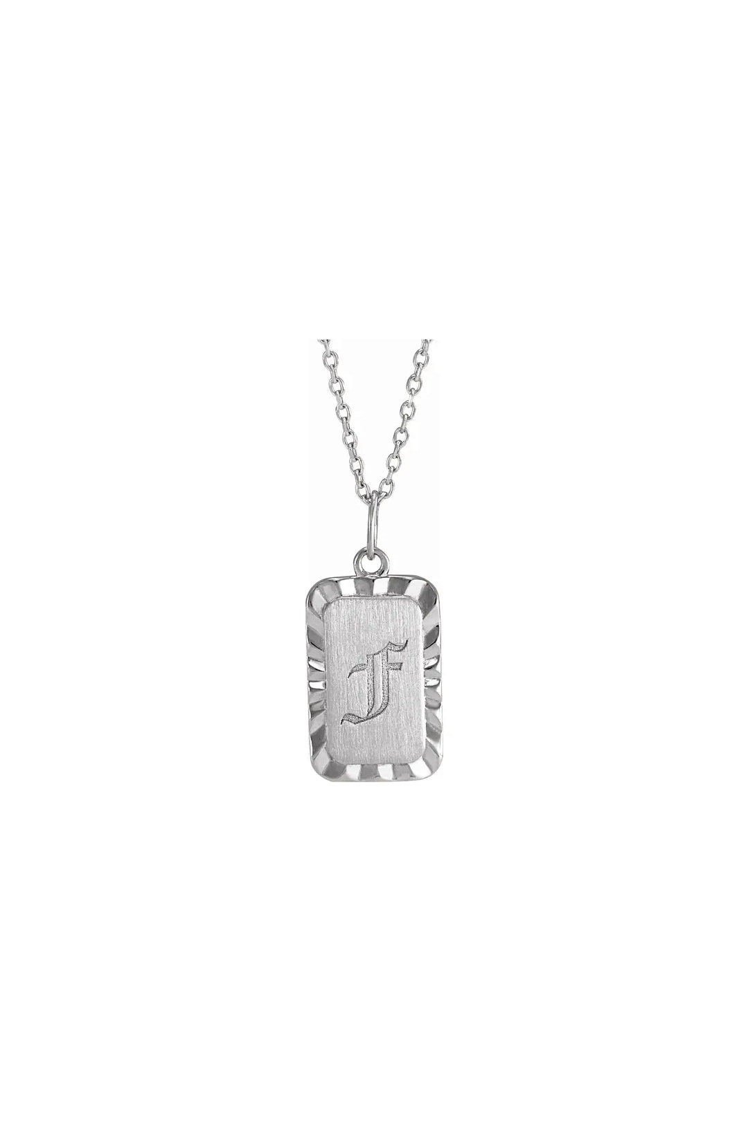 Engravable Sunburst Necklace