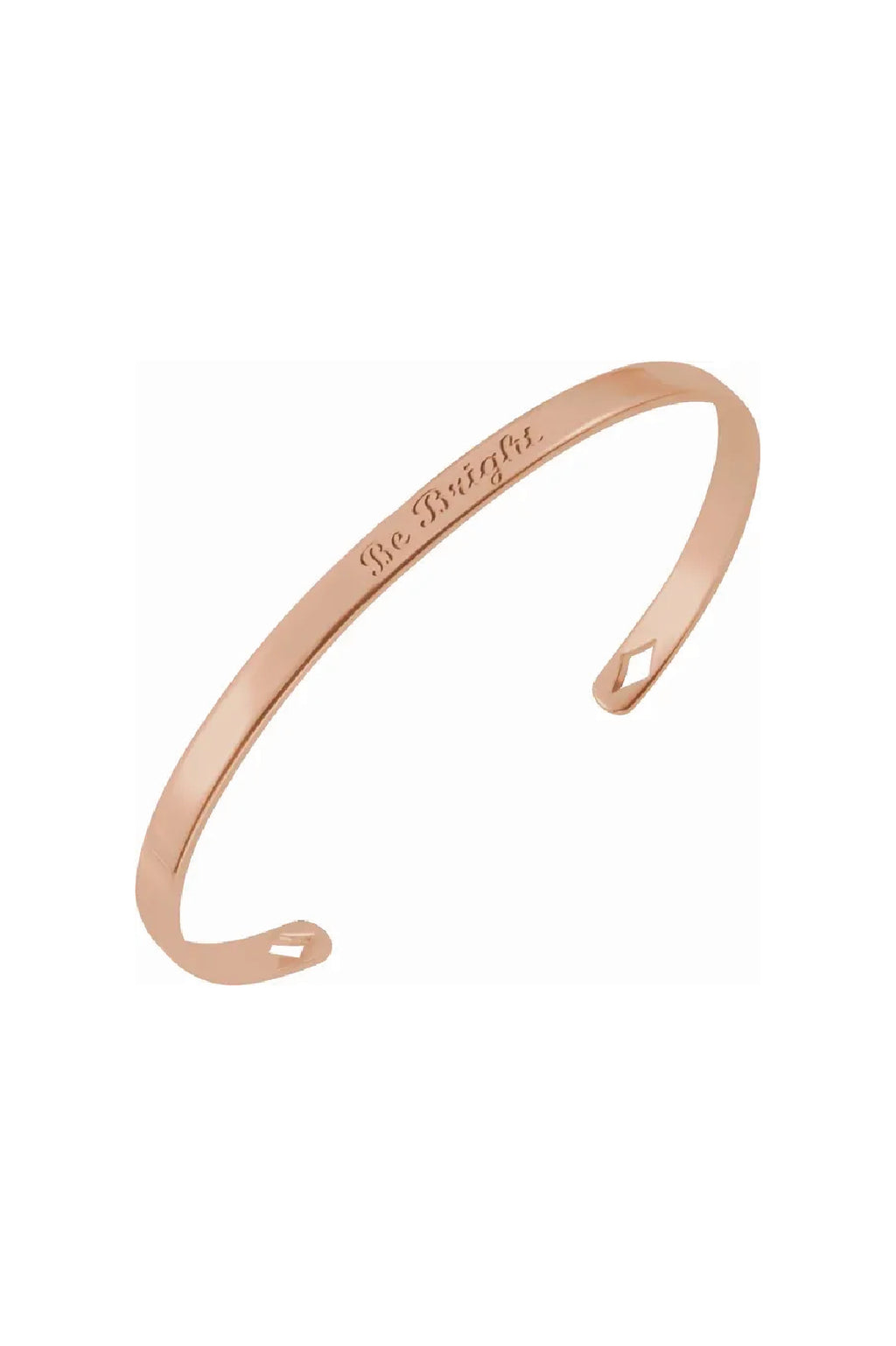 Engravable Diamond Pierced Bracelet