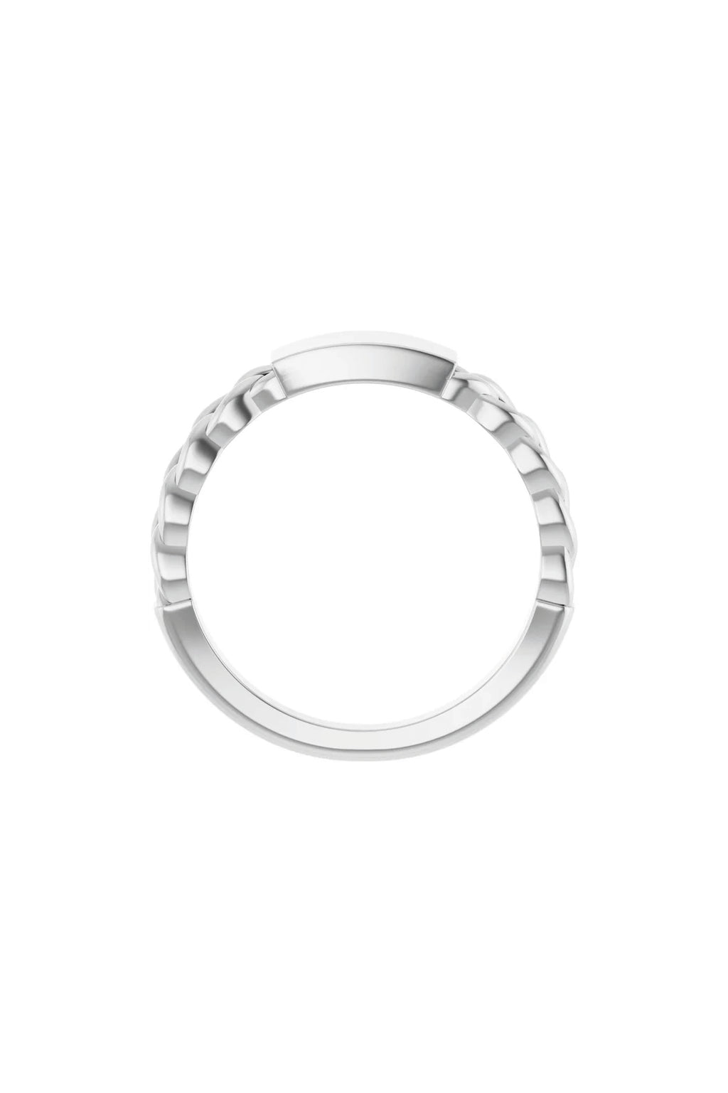 Engravable Chain Link Ring