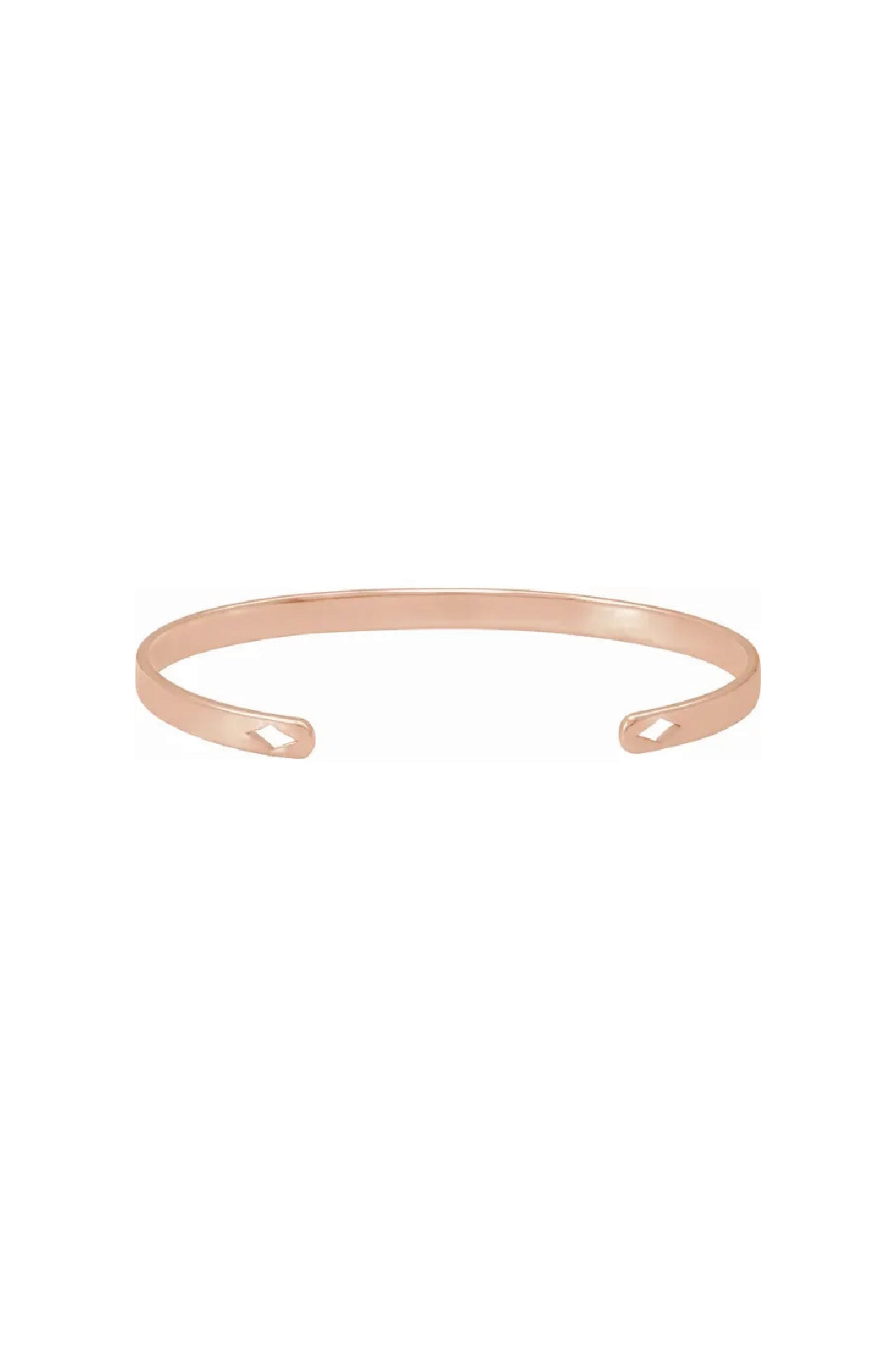 Engravable Diamond Pierced Bracelet
