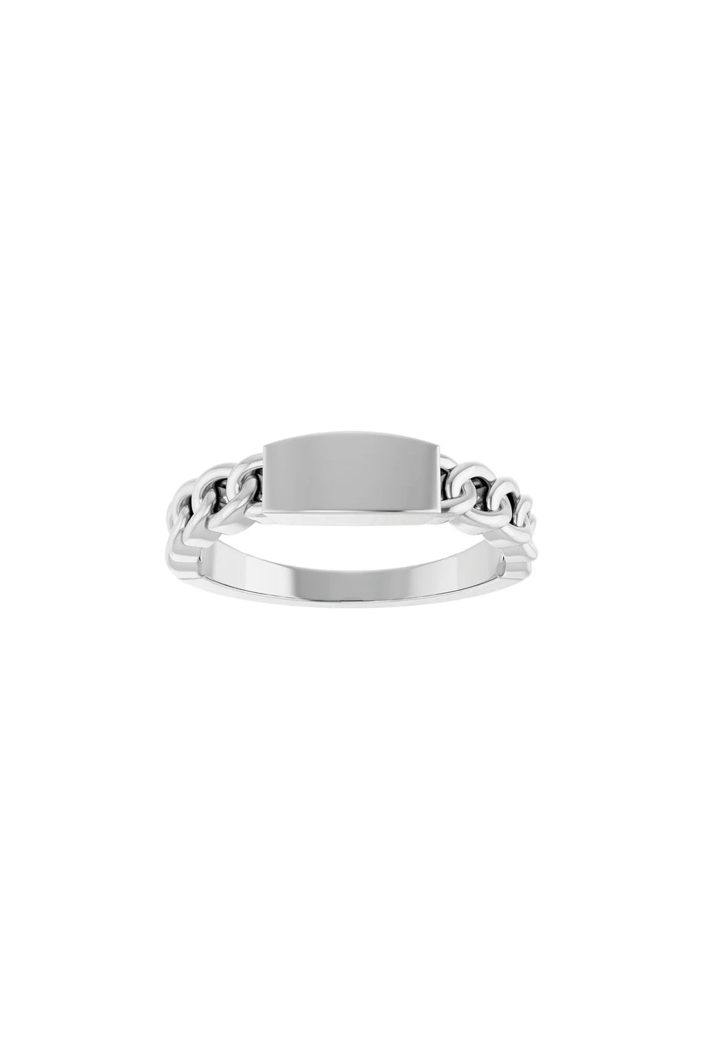 Engravable Chain Link Ring