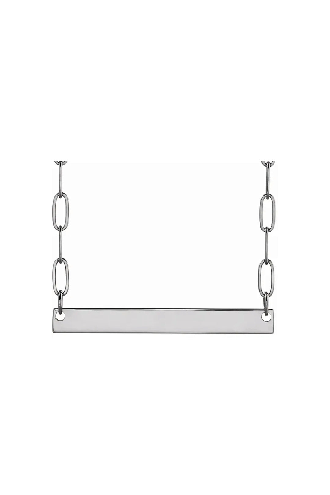 Engravable Bar Necklace