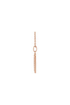Engravable Sunburst Necklace