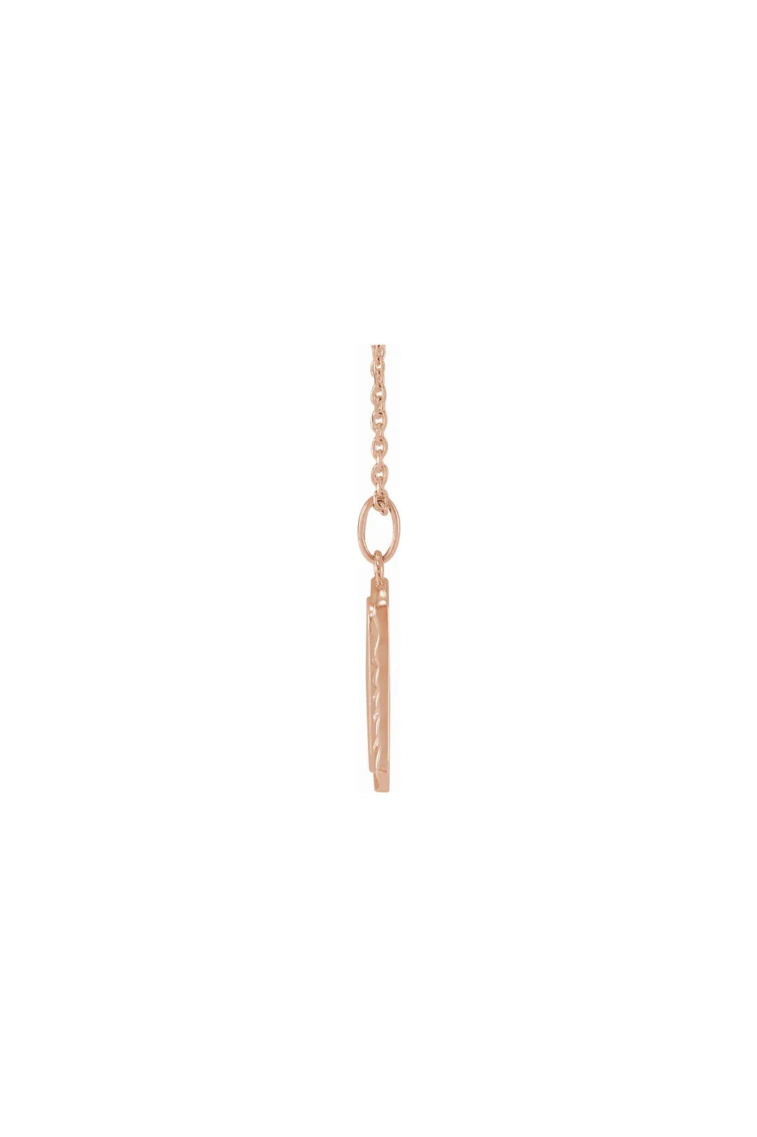 Engravable Sunburst Necklace