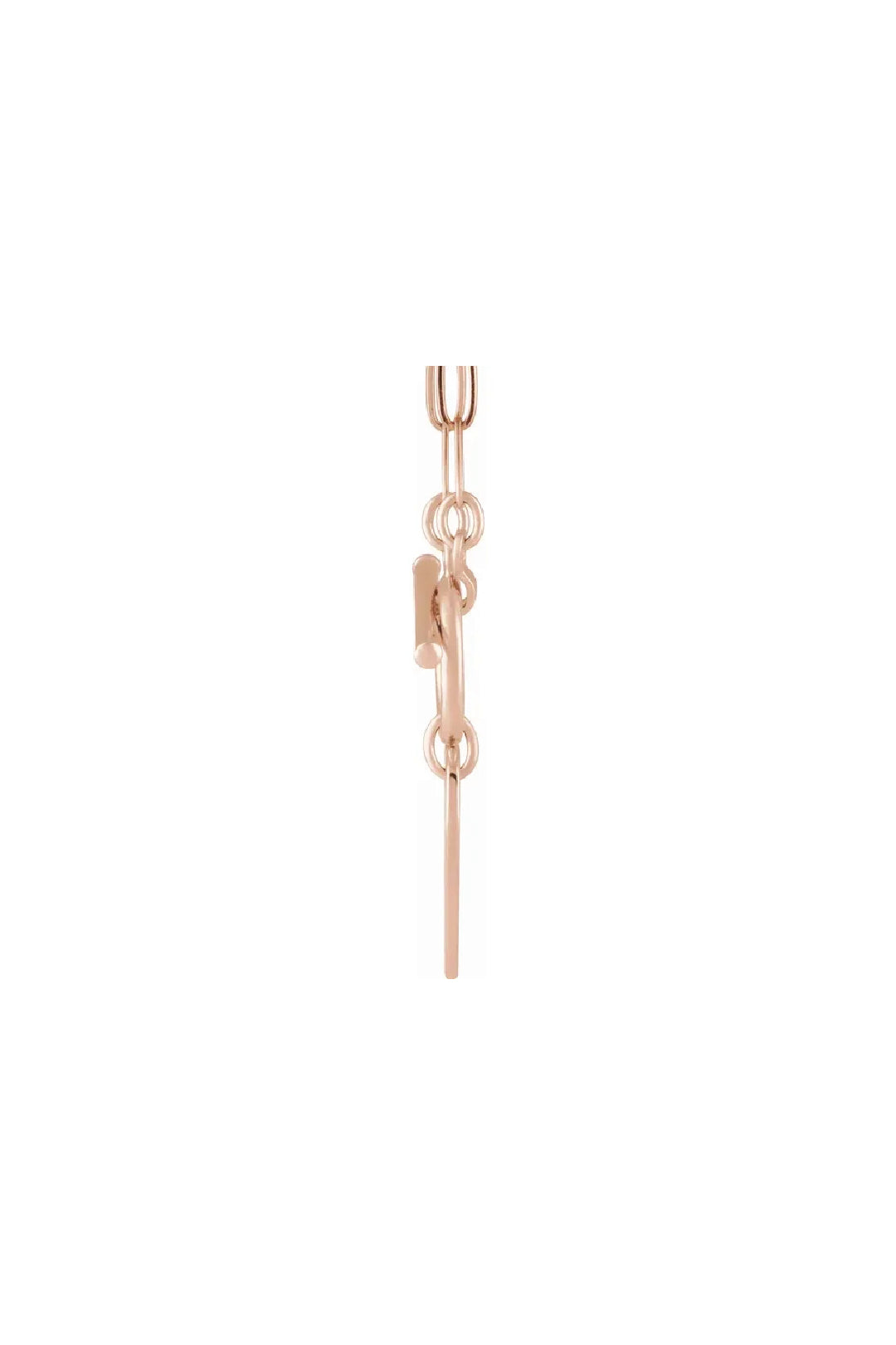 Engravable Heart Toggle Necklace