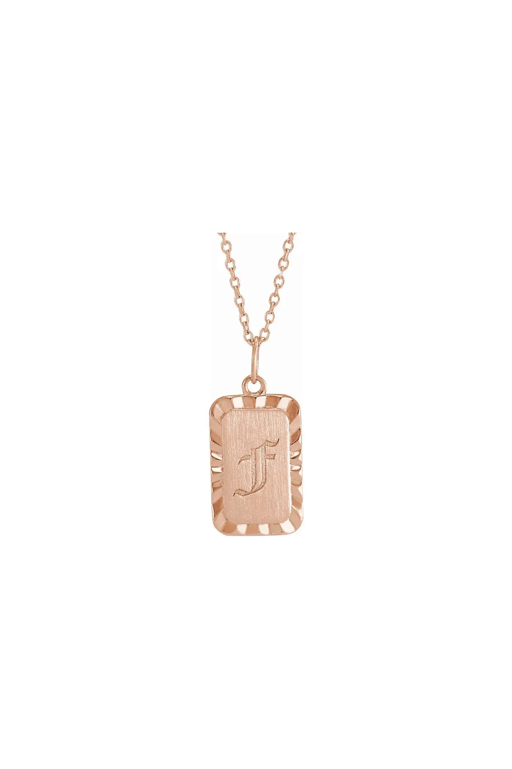 Engravable Sunburst Necklace