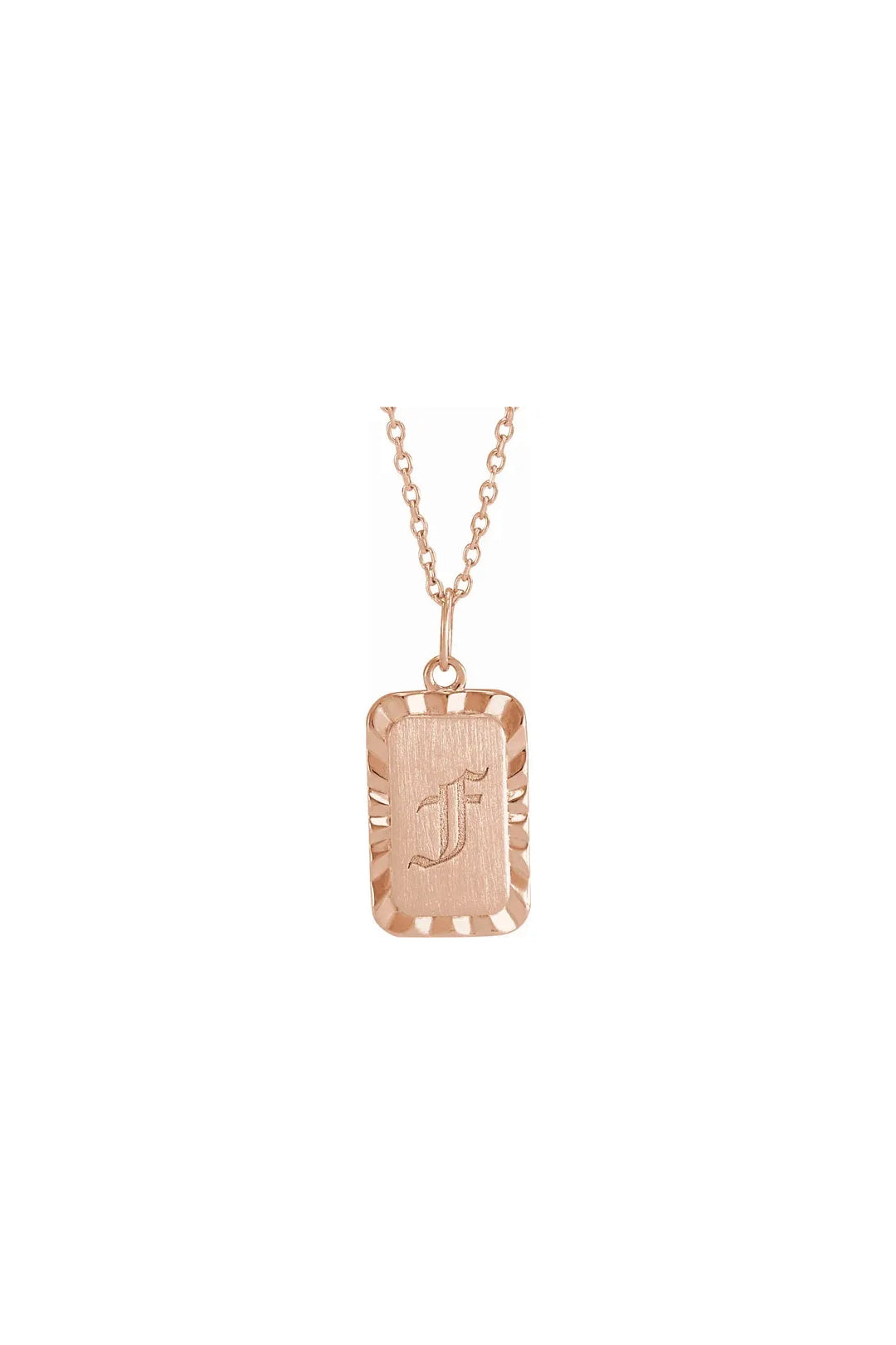 Engravable Sunburst Necklace