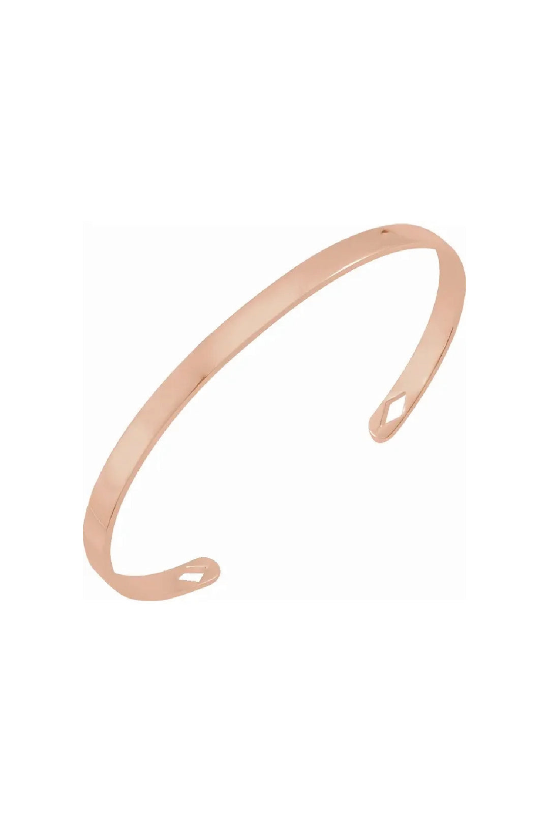 Engravable Diamond Pierced Bracelet