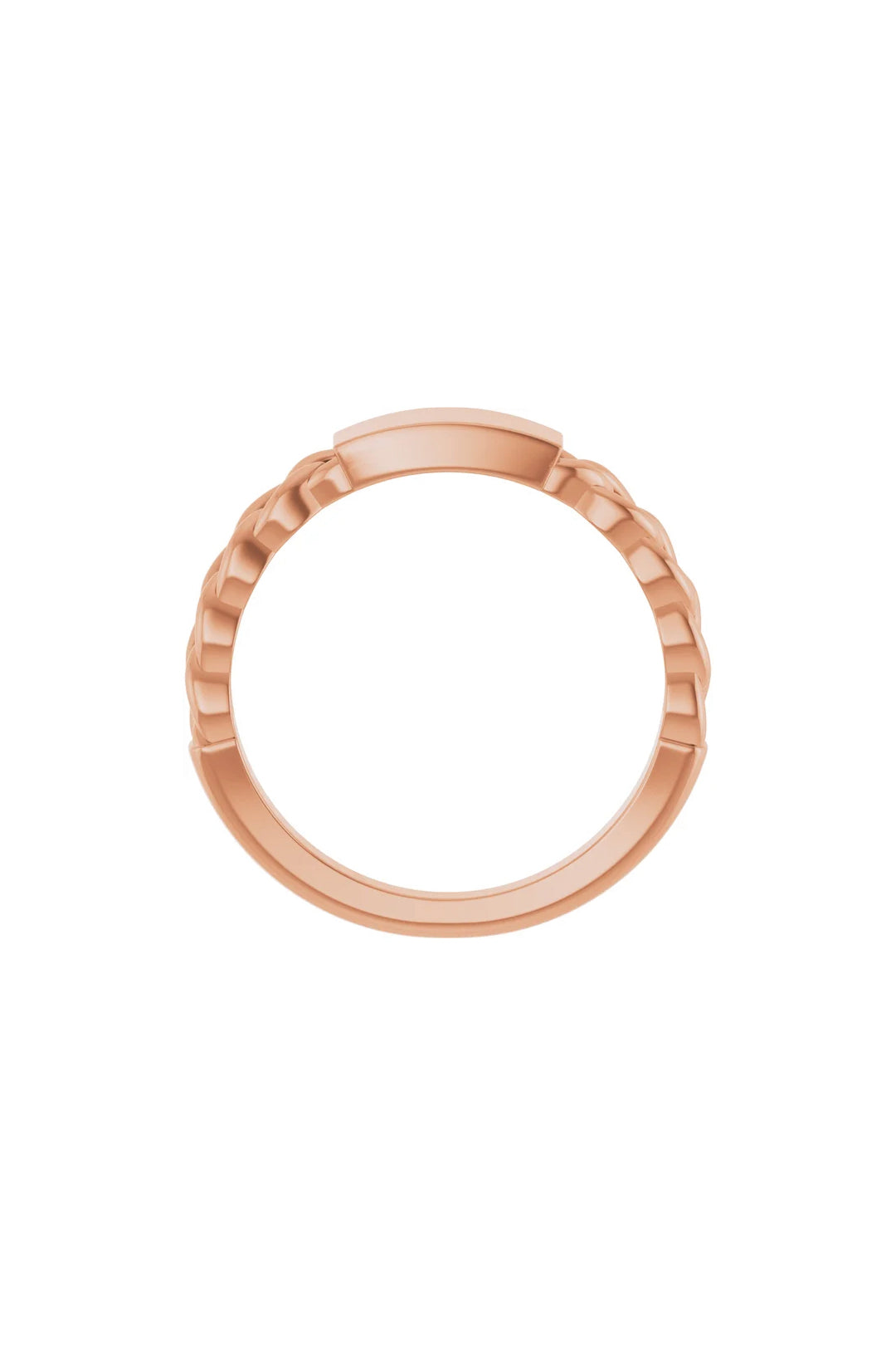 Engravable Chain Link Ring