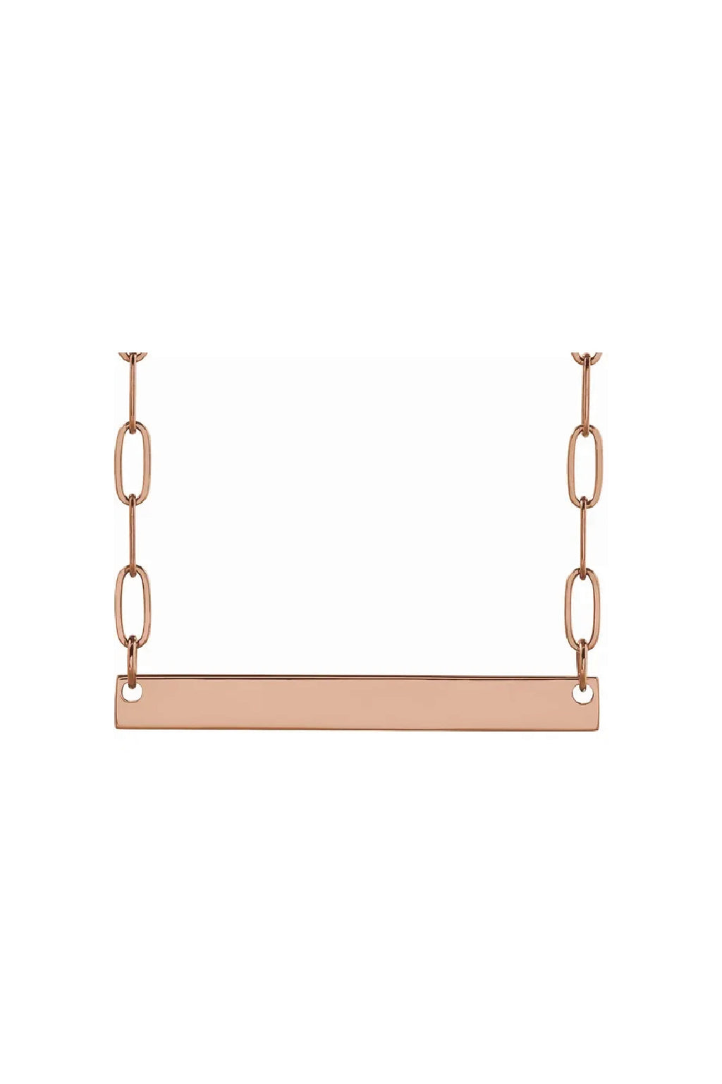 Engravable Bar Necklace