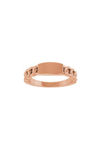 Engravable Chain Link Ring