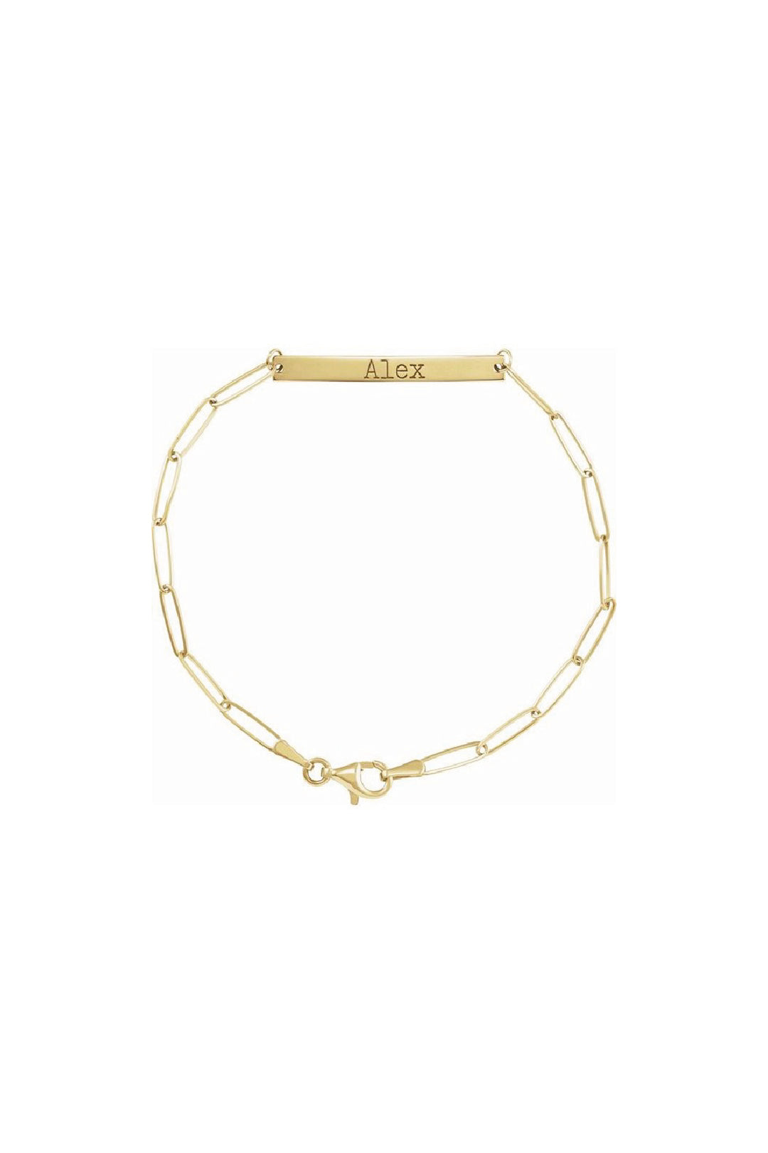 Engravable Bar Bracelet Main image