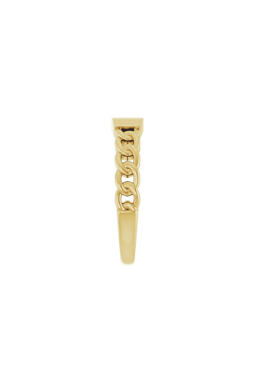 Engravable Chain Link Ring