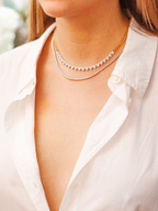 Multi Heart Diamond Necklace